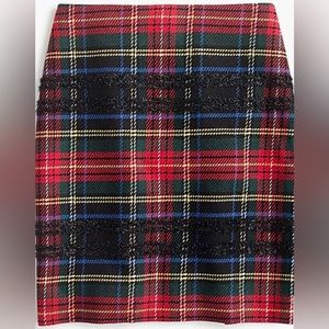 Mini Skirt Lurex Stewart Tartan